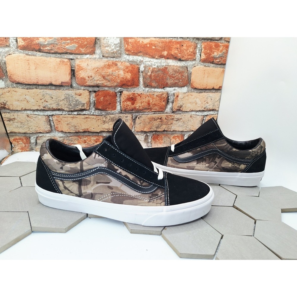 Vans Old Skool Cali Camo Low Top Sneaker Men Sz 9.5 Woodland Bape Knu Brown Rare
